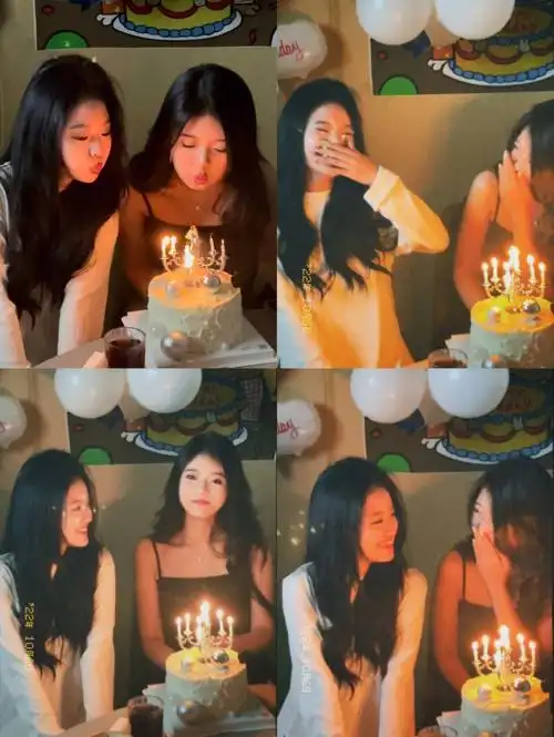 闺蜜过生日氛围感照片来了