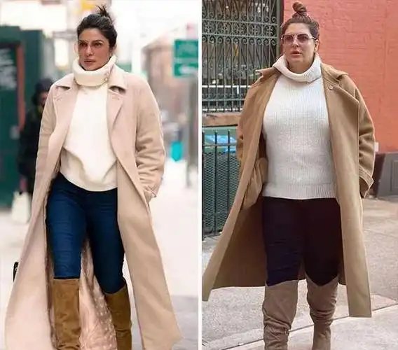 同一件衣服,90斤和160斤身材穿有啥区别?这是我见过最直观对比