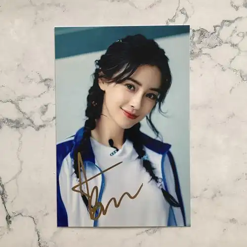 爱情应该有的样子尹亦可杨颖周边 杨颖angelbaby签名照片亲笔保周边