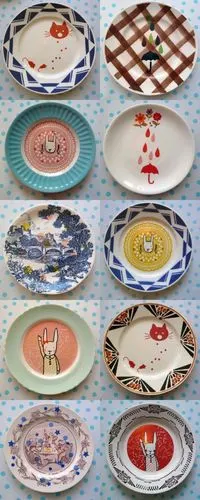 手绘盘子