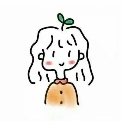 简笔画可爱女生手绘头像,卡通头像图片-回车桌面