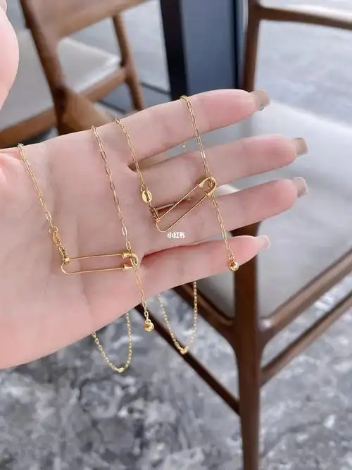 995g黄金～回形针项链