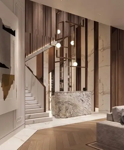 260㎡轻奢风格,明亮别墅