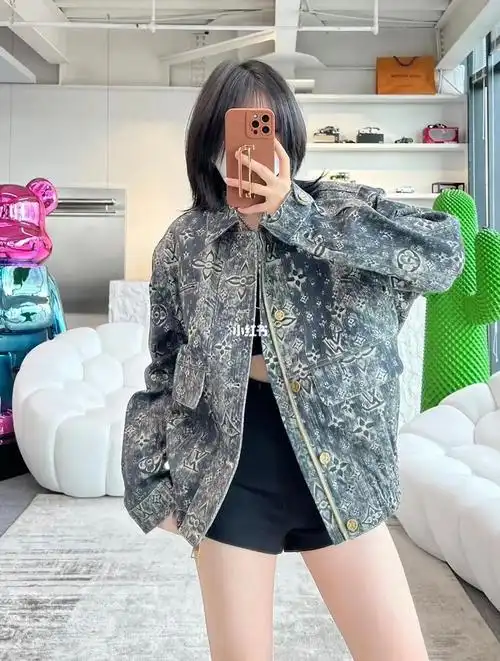 lv22秋冬monogram牛仔外套