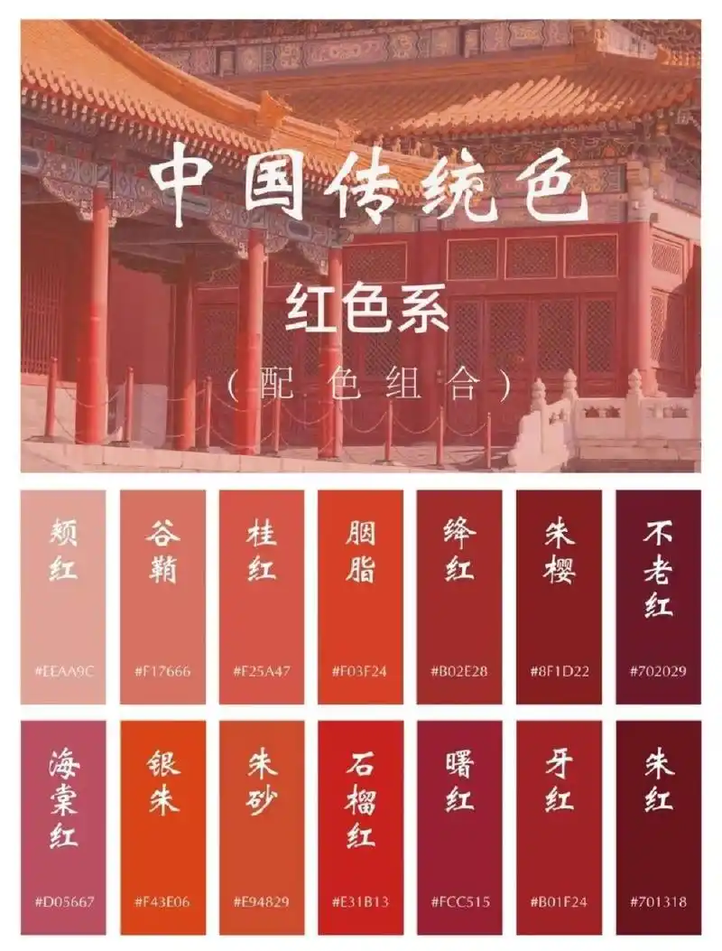 中国传统色 | 红色系 (二)
