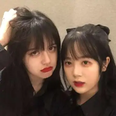 闺蜜头像超拽霸气黑色高清冷酷霸气闺蜜头像2个人图片