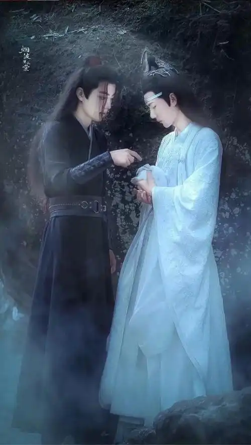 肖战,王一博#魏无羡和蓝忘机的合照,一起来磕啊!