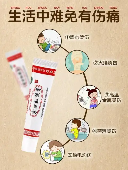 京万红软膏烧伤烫伤膏烧烫伤外用皮肤正品湿润去疤膏疤痕修复药膏