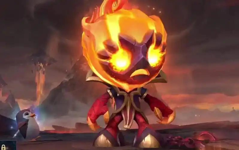 lol手游「木木」地狱火皮肤出场动效及对战技能