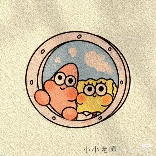 海绵宝宝头像  - 抖音