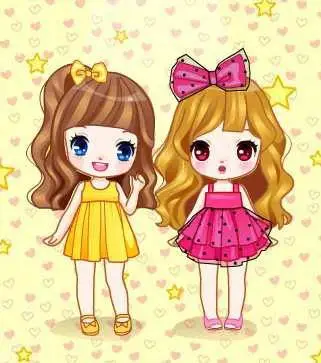 姐妹萌头像卡通