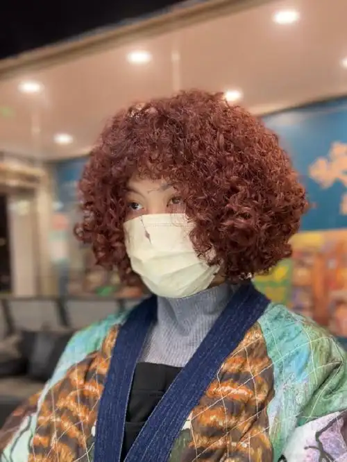 广州mst满头小卷爆炸头