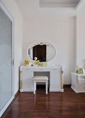 化妆间梳妆台装修效果图 爱美女神必备秘密神器
