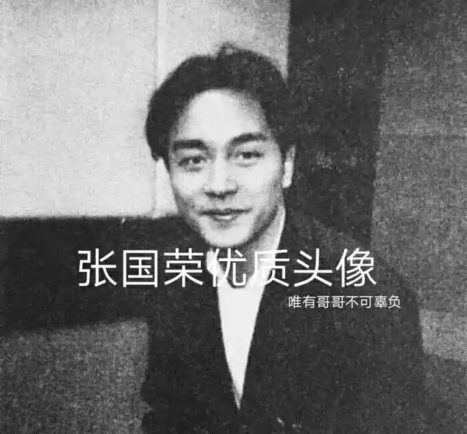 喜欢自取.#张国荣 #氛围感拉满的头像 - 抖音