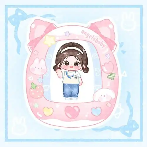 饭圈设计angelababy杨颖拓麻歌子q版