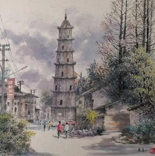 黄星国画作品选