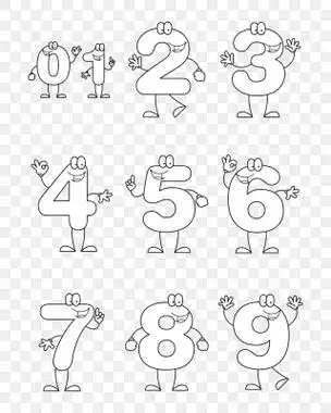 数字画画1到10简笔画用数字画画简单又漂亮