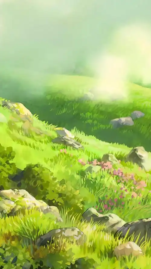 宫崎骏动画风场景插画,美哭了