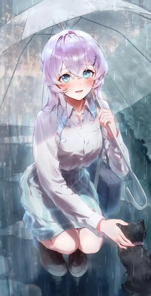 白发 画师:えしねこ id: 109271833#二次元