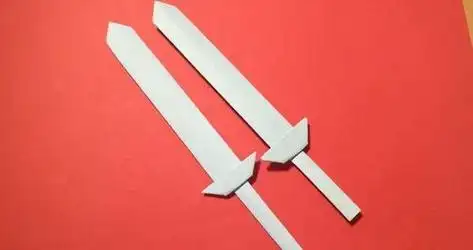 折纸大宝剑步骤图片大全集
