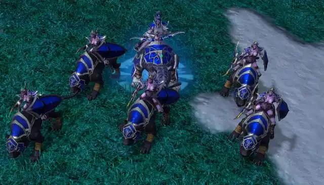 魔兽争霸3:身手敏捷,普攻弹射,还能享受强击光环的近战女猎手