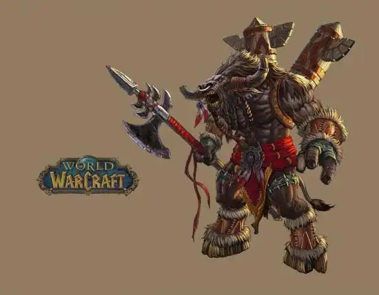 全名:牛头人酋长 凯恩·血蹄来自:《魔兽世界》简介:牛头人酋长凯恩