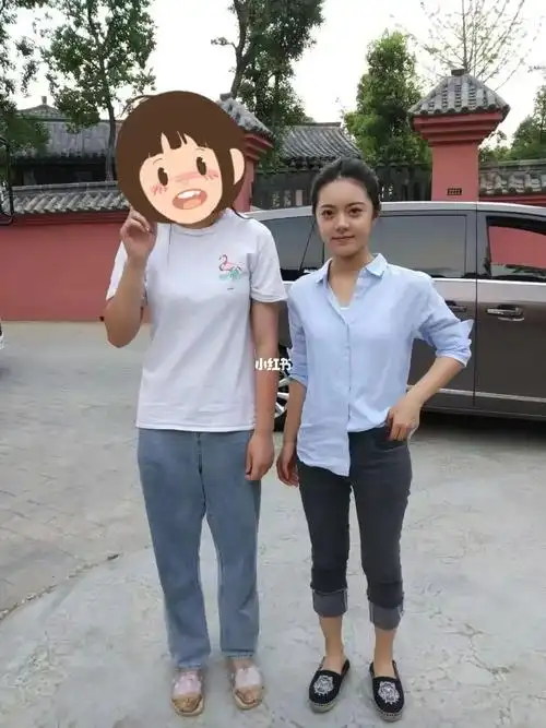 19的时候和赵今麦合影