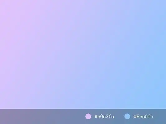 ui设计紫色蓝色渐变配色方案