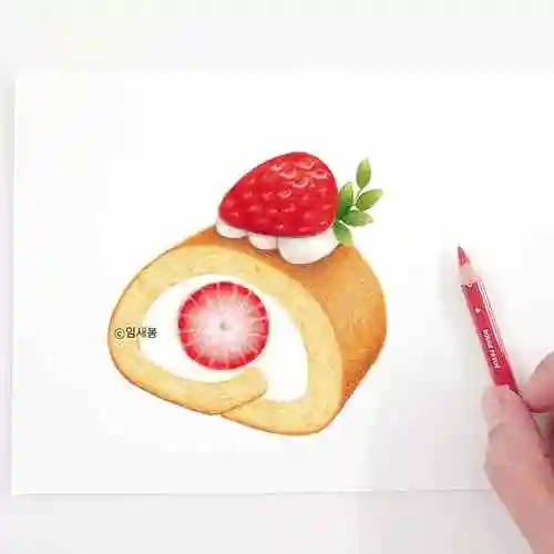 彩铅画食物图片_美食彩铅画图片大全集 - 齐齐哈尔诗词网