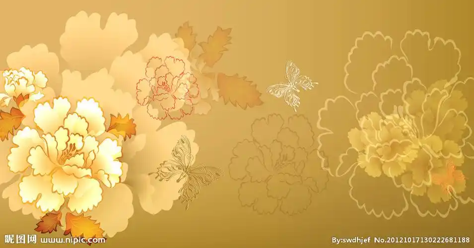 电视背景墙设计图__背景底纹_底纹边框_设计图库_昵图网nipic.com