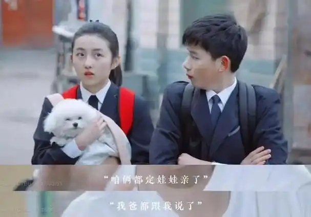 有网友把14岁的康康和胡先煦放在一起对比,前者是霸总,后者