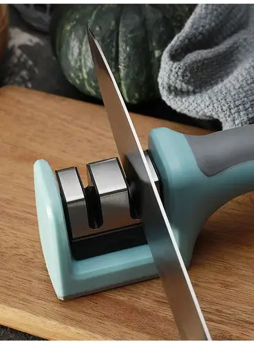 二段式磨刀器粗磨细磨磨刀棒磨刃器厨房小工具