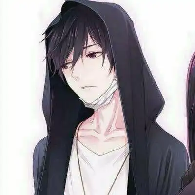 漫画头像男生帅气冷漠黑白气场征服一切