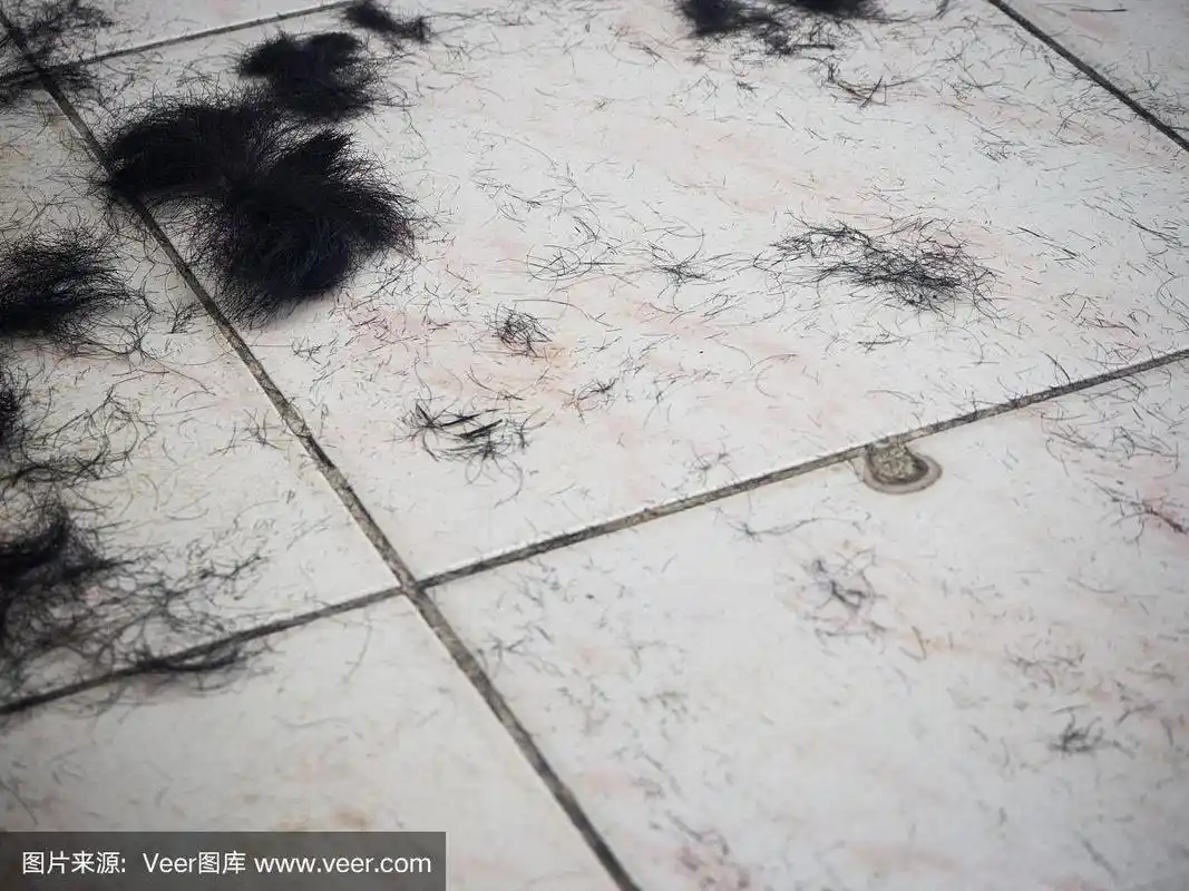 地板上的头发