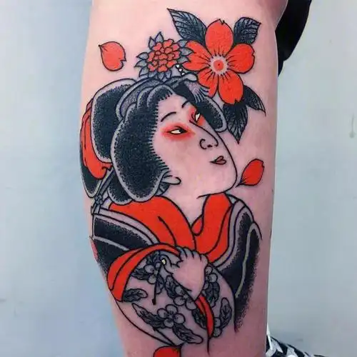 日式老传统纹身