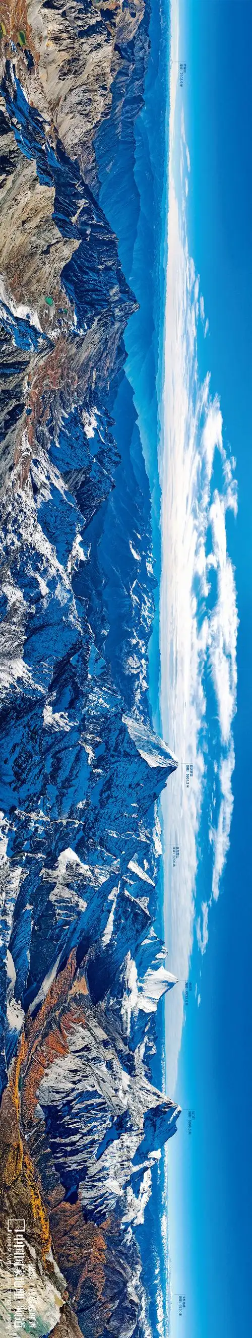 一览众山小(长图看效果佳)作为地球上最为独特的地理单元,青藏高原的