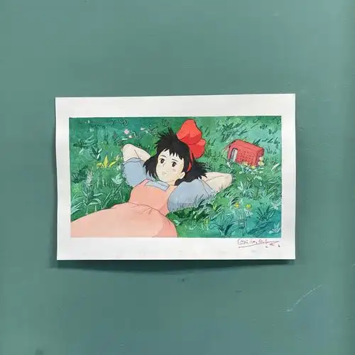 宫崎骏动画人物风景附线稿步骤图78