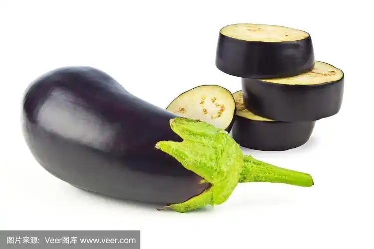 茄子,正面视角,椭圆形,水平画幅,素食