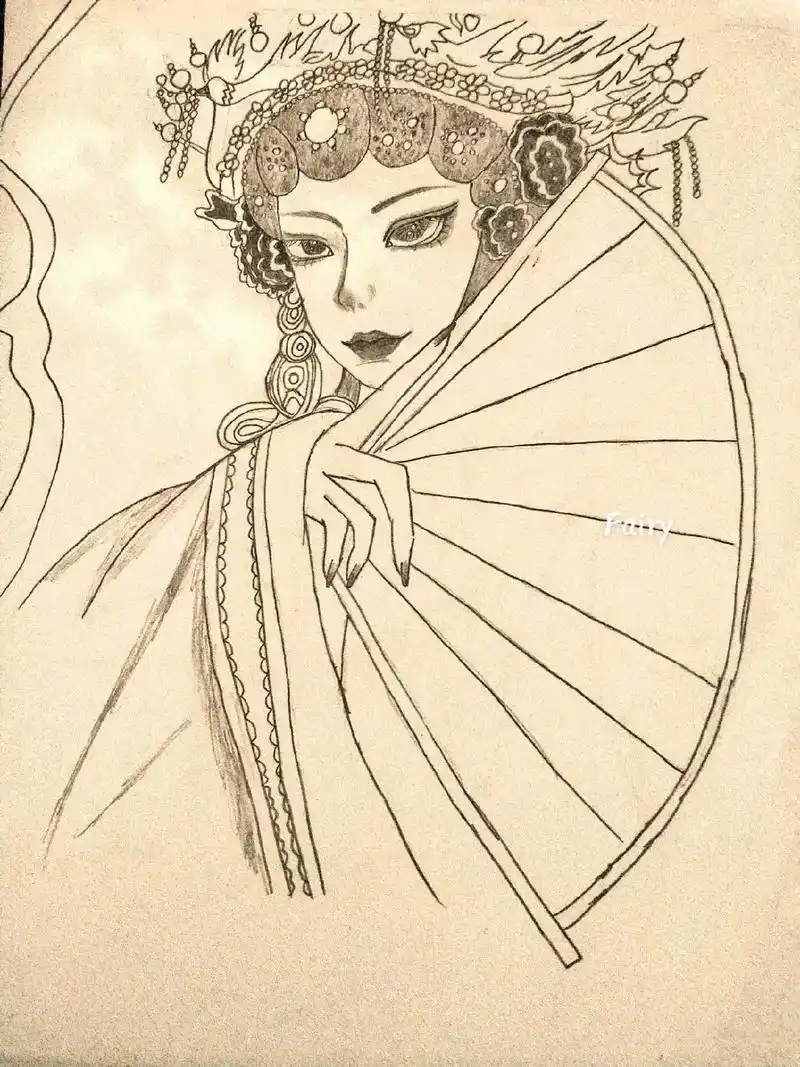 古风 #绘画 #临摹手绘 #手绘 #画画  - 抖音