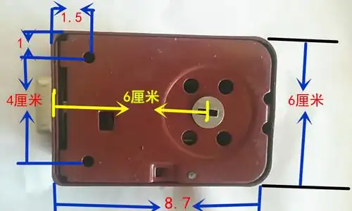 黑双保险整套锁 35-50mm 通用型 带钥匙