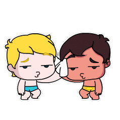 萌萌哒海尔兄弟表情图片