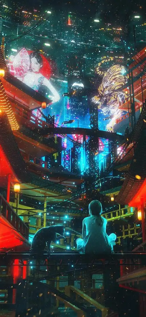 灰色系手机壁纸,比较有朋克风或者科技感的灰色壁纸? - 知乎