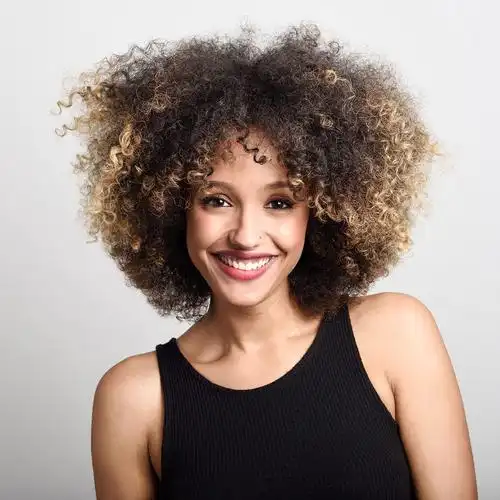 泡泡爆炸头假发