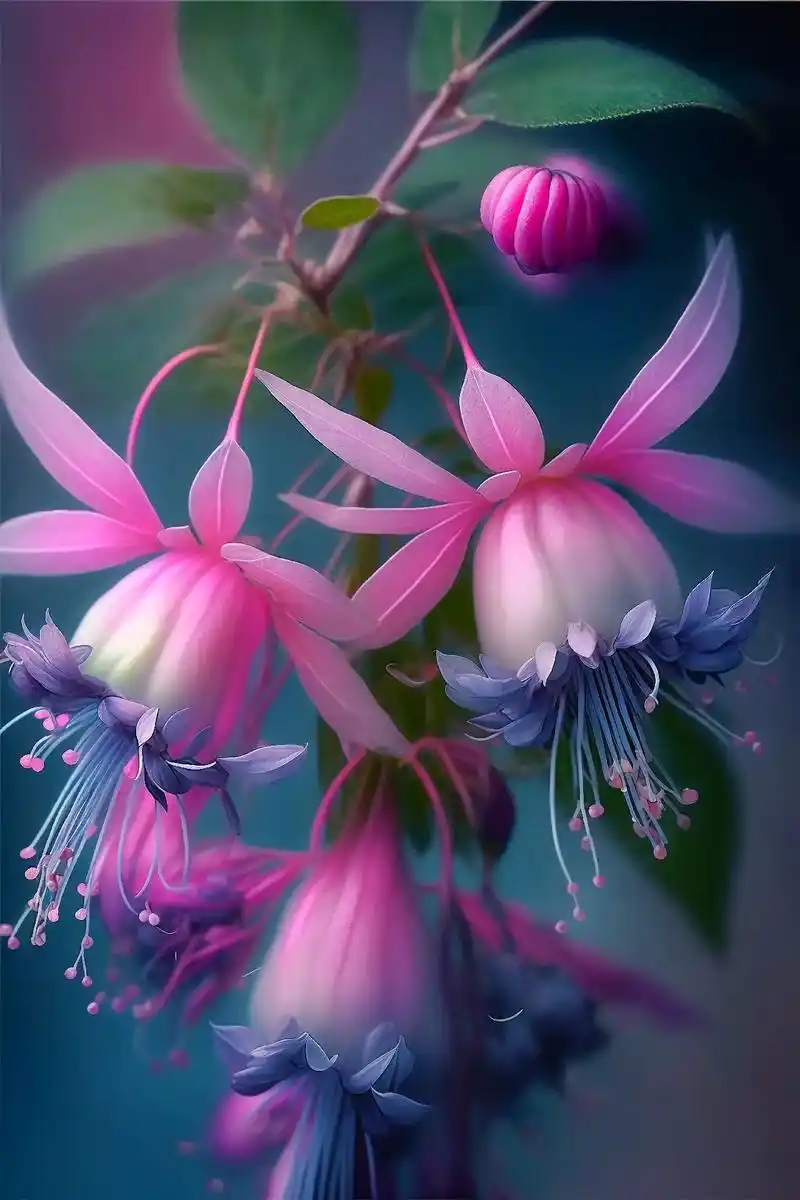 我喜欢灯笼花,它也叫倒挂金钟,始终觉得好看的花,新年了,就应 - 抖音