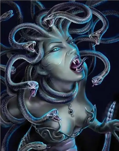 钻石画新款外贸 蛇女美杜莎 满钻 厂家货源