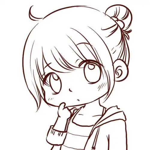 动漫原创形象简笔画