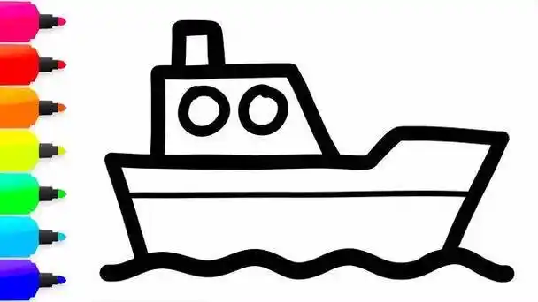 船简笔画 船简笔画彩色