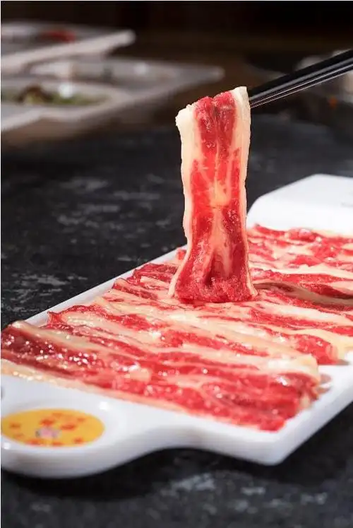 成都8店通用大牛合鲜牛肉火锅99元享门市价236元4人套餐鲜切牛肉匙柄