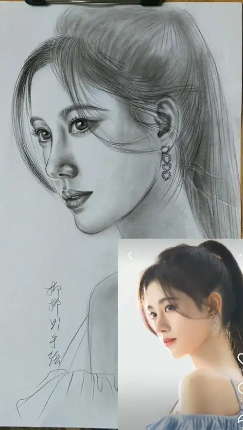 鞠婧祎#喜欢她吗?喜欢她演的角色吗?点进看正在画.