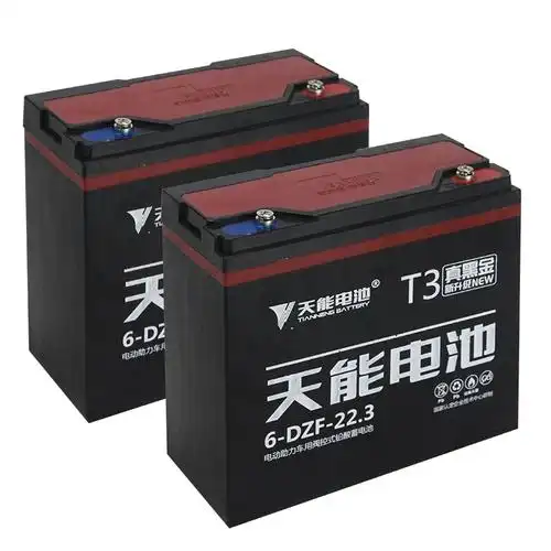 天能真黑金t3电池电瓶车酸蓄电池48v20ah/60v20ah/72v22.3a石墨烯
